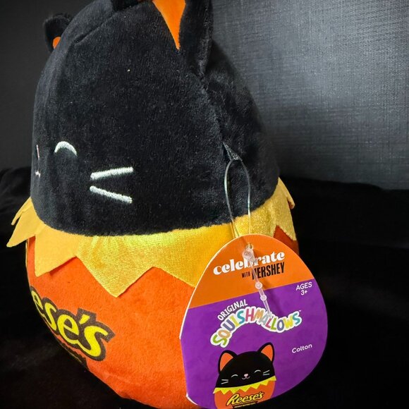 NWT Colton 7" The Reese's Halloween Black Cat Squishmallow - Picture 2 of 4